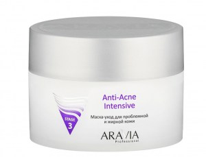 ARAVIA Маска-уход для проблемной и жирной кожи лица Anti-Acne Intensive 150мл